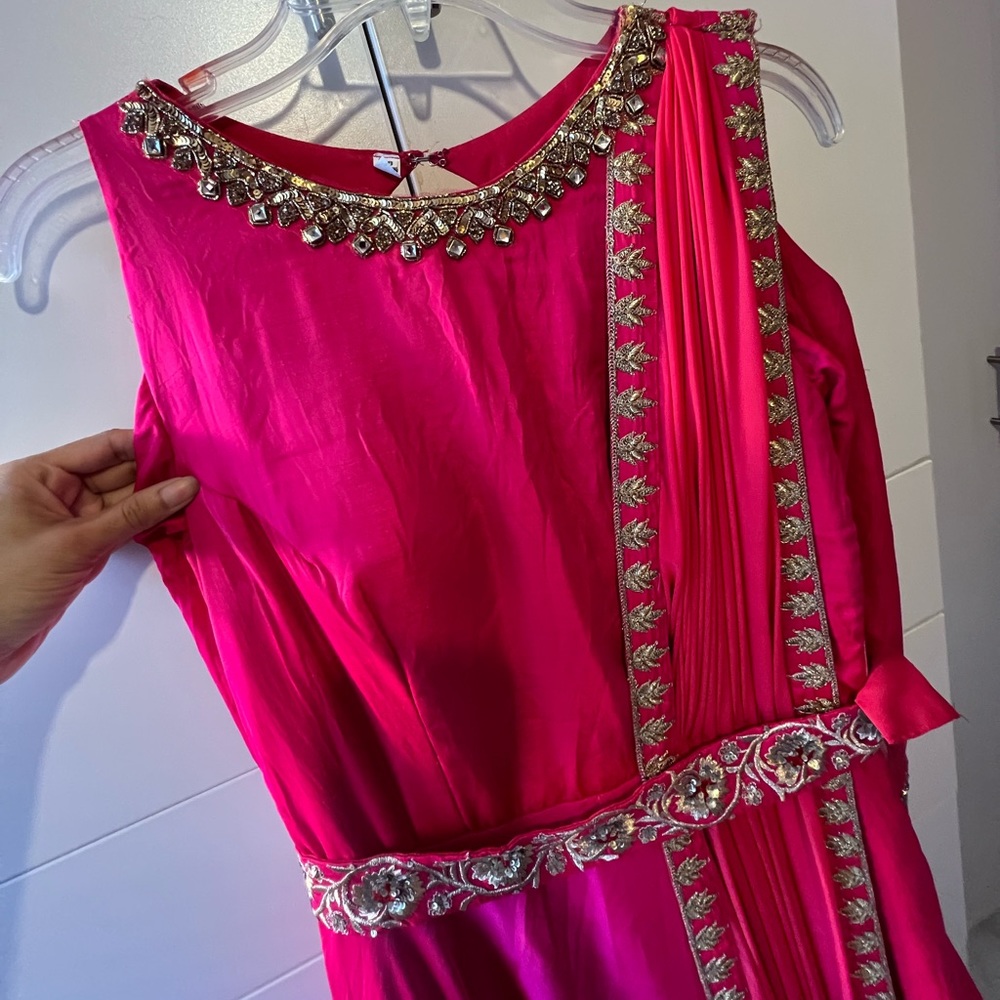 Stunning Anarkali Bollywood Outfit, size 38 (size 2 US) - Picture 9 of 11